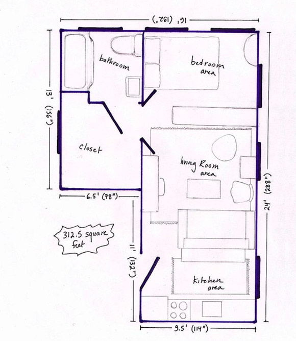 Apartamento-pequeno-planta
